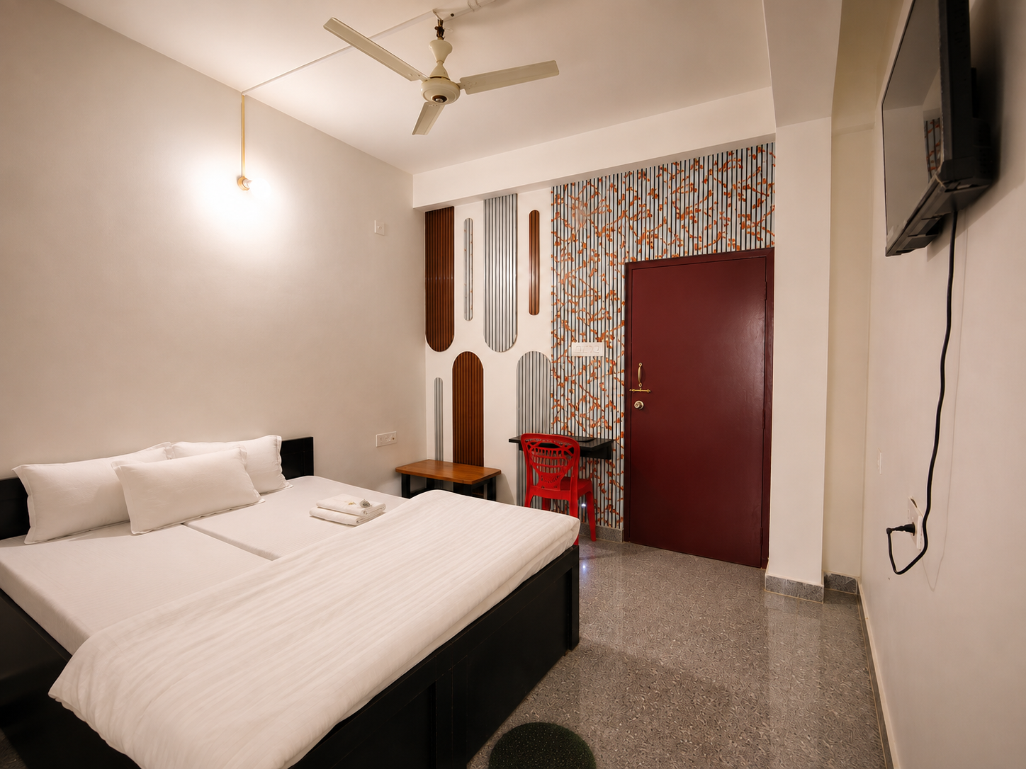 room 204 ac twin bed